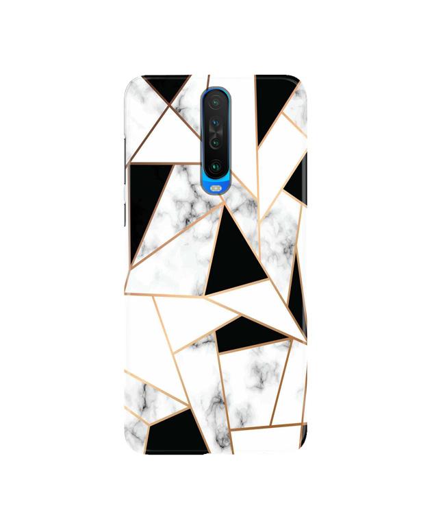 Marble Texture Mobile Back Case for Xiaomi Poco X2  (Design - 322)