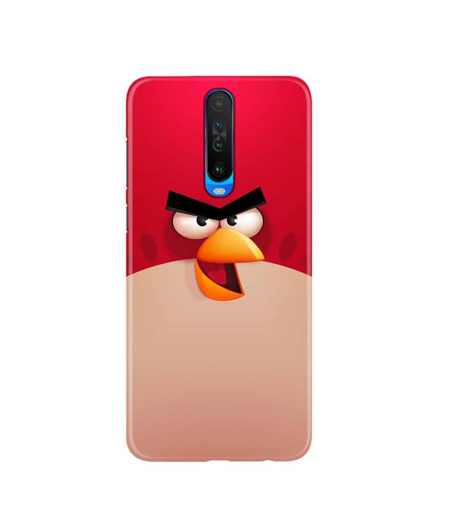 Angry Bird Red Mobile Back Case for Poco X2(Design - 325)