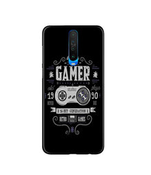 Gamer Mobile Back Case for Poco X2  (Design - 330)