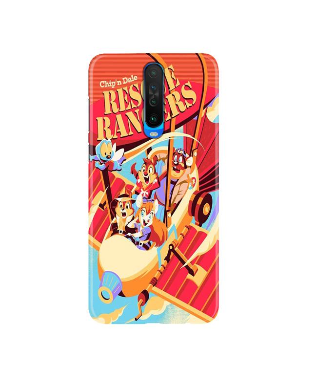 Rescue Rangers Mobile Back Case for Poco X2(Design - 341)
