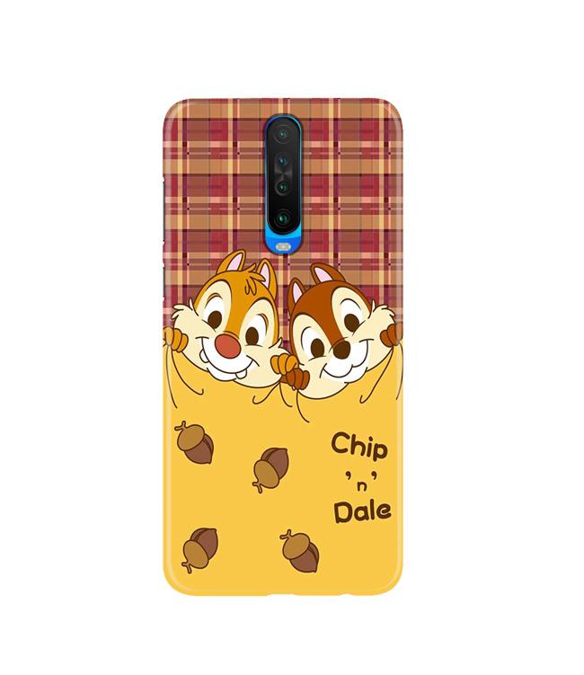 Chip n Dale Mobile Back Case for Poco X2(Design - 342)