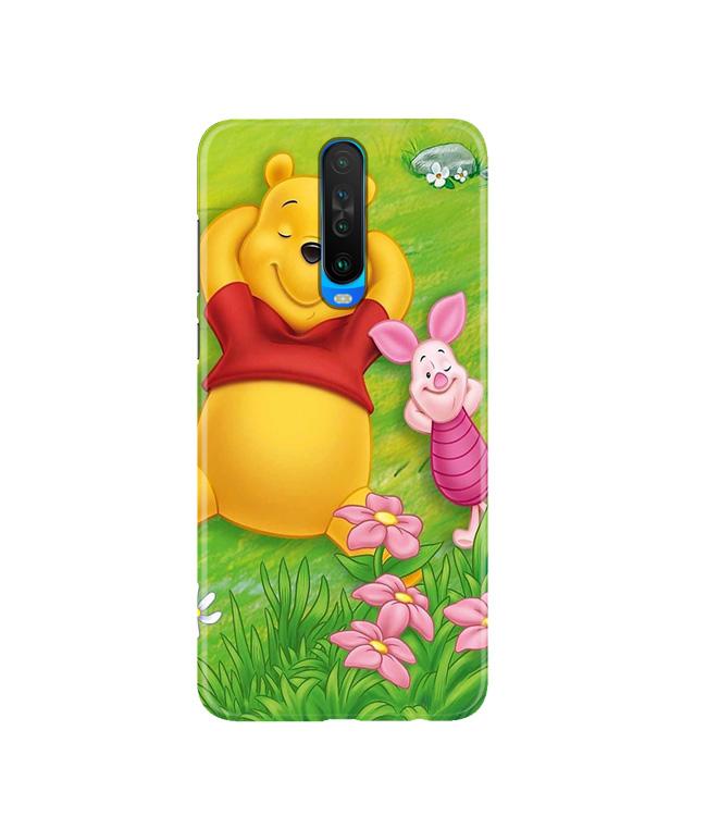 Winnie The Pooh Mobile Back Case for Poco X2(Design - 348)