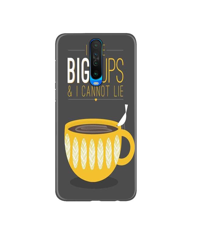 Big Cups Coffee Mobile Back Case for Poco X2(Design - 352)