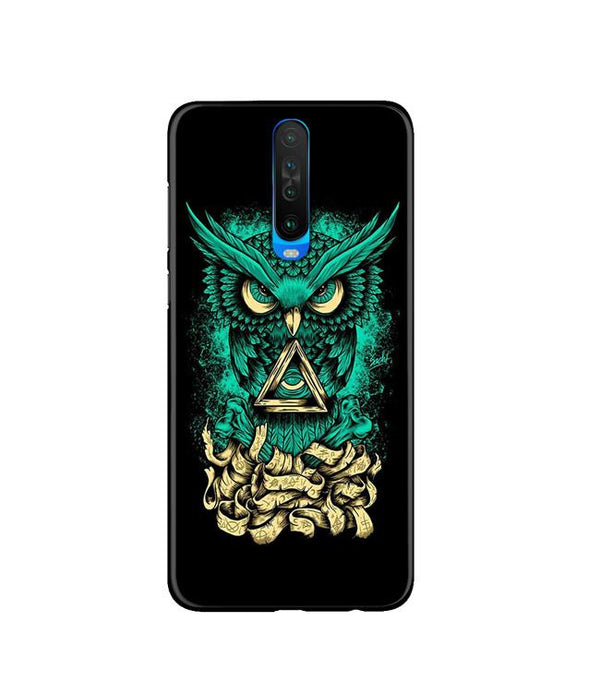 Owl Mobile Back Case for Poco X2  (Design - 358)