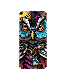 Owl Mobile Back Case for Poco X2  (Design - 359)