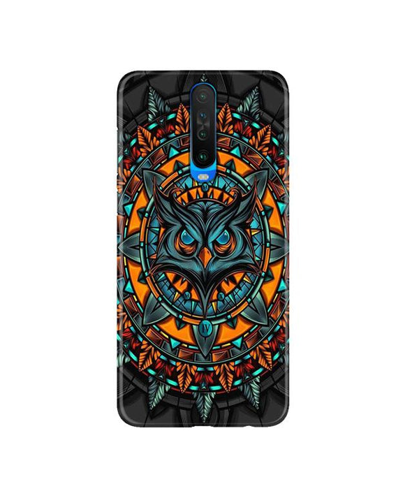 Owl Mobile Back Case for Poco X2  (Design - 360)