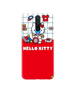 Hello Kitty Mobile Back Case for Poco X2(Design - 363)