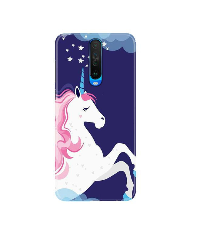 Unicorn Mobile Back Case for Poco X2(Design - 365)