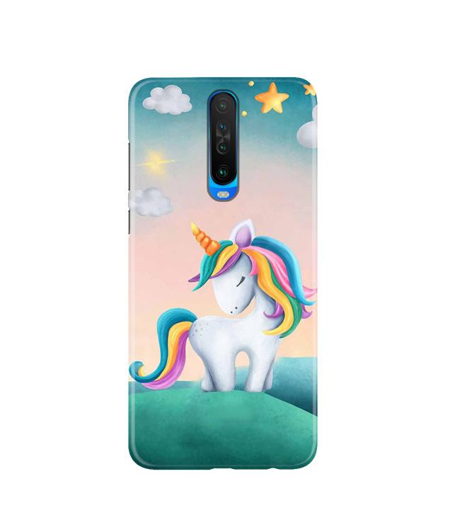 Unicorn Mobile Back Case for Poco X2(Design - 366)
