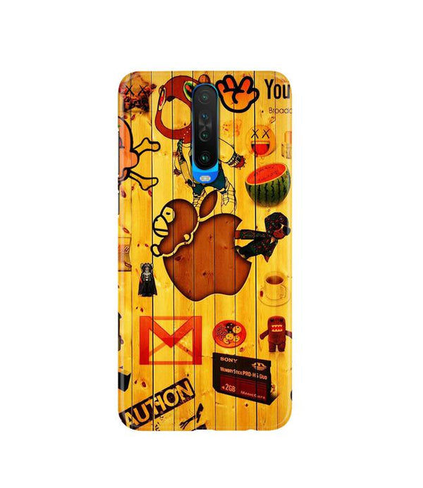 Wooden Texture Mobile Back Case for Poco X2  (Design - 367)