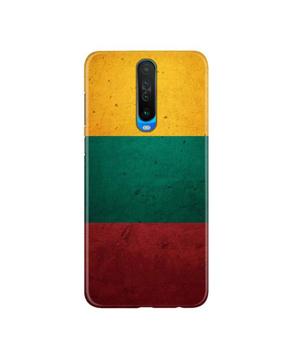 Color Pattern Mobile Back Case for Poco X2  (Design - 374)