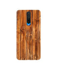 Wooden Texture Mobile Back Case for Xiaomi Poco X2  (Design - 376)