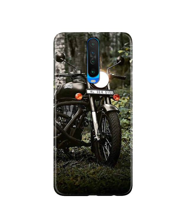 Royal Enfield Mobile Back Case for Poco X2  (Design - 384)