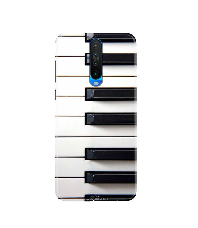 Piano Mobile Back Case for Poco X2(Design - 387)