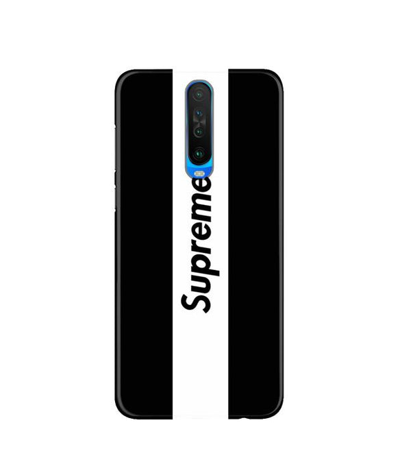 Supreme Mobile Back Case for Poco X2  (Design - 388)