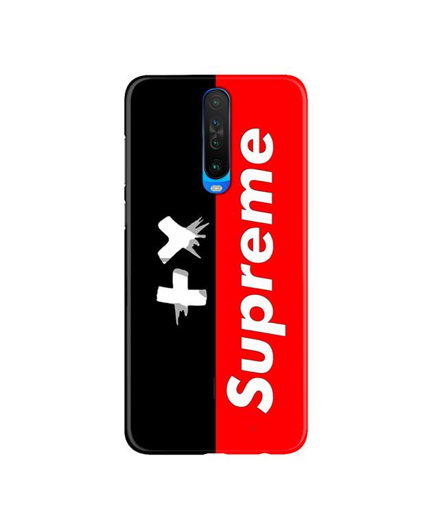 Supreme Mobile Back Case for Poco X2  (Design - 389)