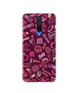 Party Theme Mobile Back Case for Poco X2(Design - 392)