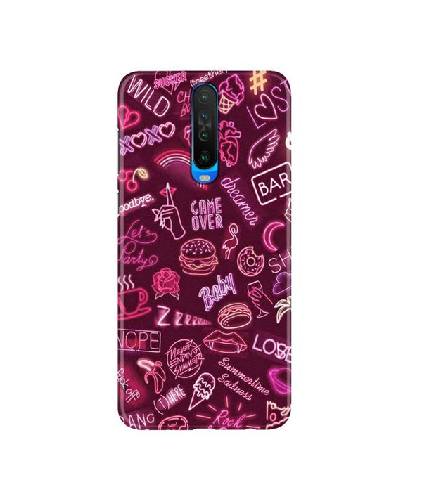 Party Theme Mobile Back Case for Poco X2  (Design - 392)