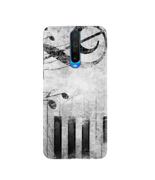 Music Mobile Back Case for Poco X2  (Design - 394)