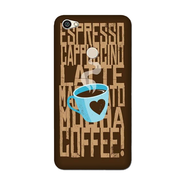 Love Coffee Mobile Back Case for Redmi Y1  (Design - 351)