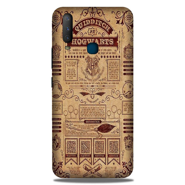 Hogwarts Mobile Back Case for Vivo Y12   (Design - 304)