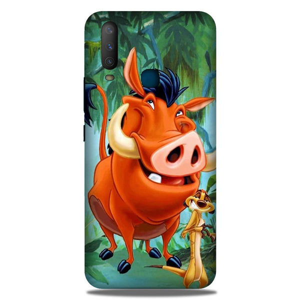 Timon and Pumbaa Mobile Back Case for Vivo Y12   (Design - 305)
