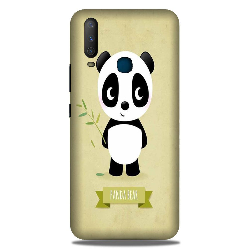 Panda Bear Mobile Back Case for Vivo U10   (Design - 317)