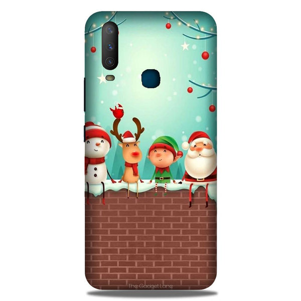 Santa Claus Mobile Back Case for Vivo Y12   (Design - 334)