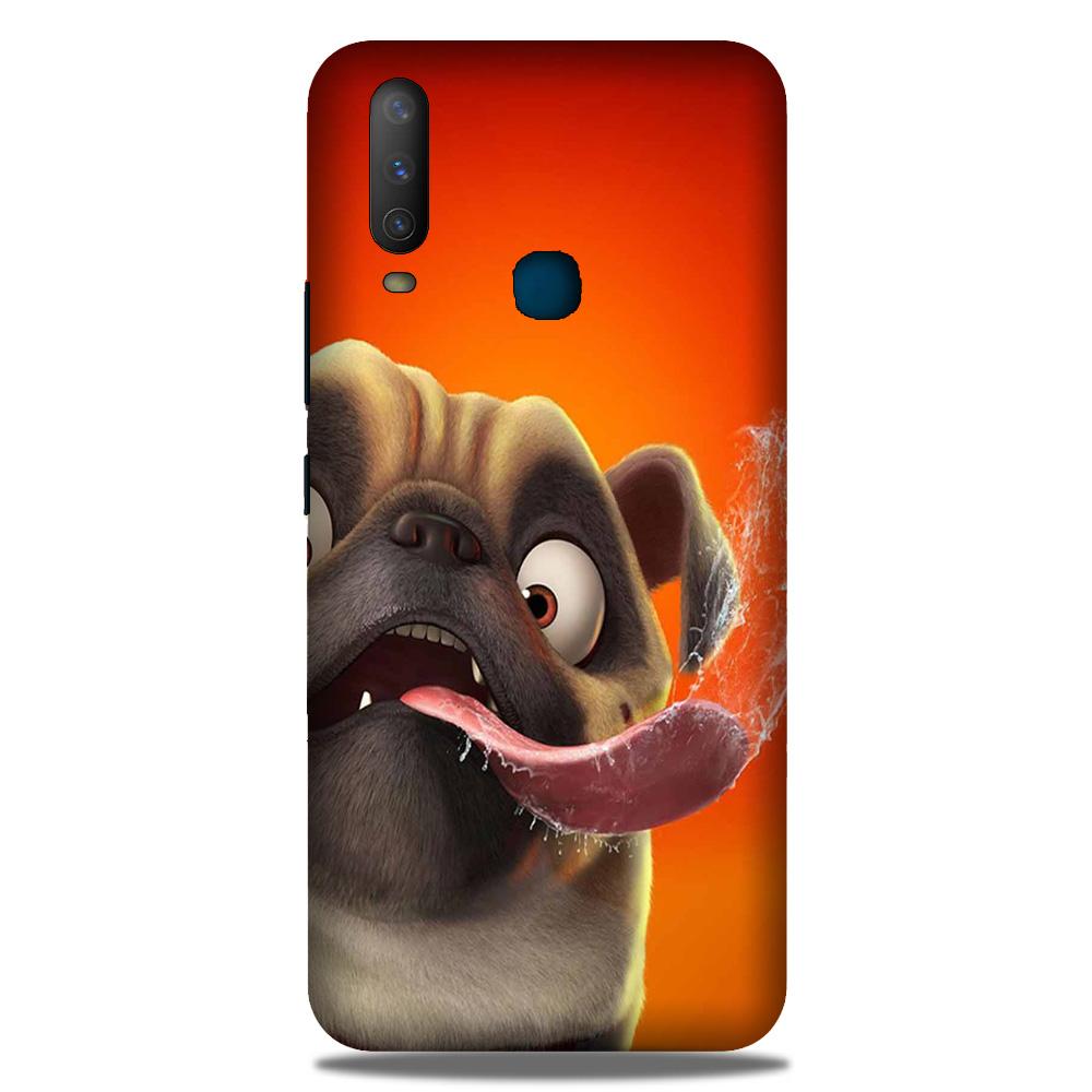 Dog Mobile Back Case for Vivo Y15 (Design - 343)