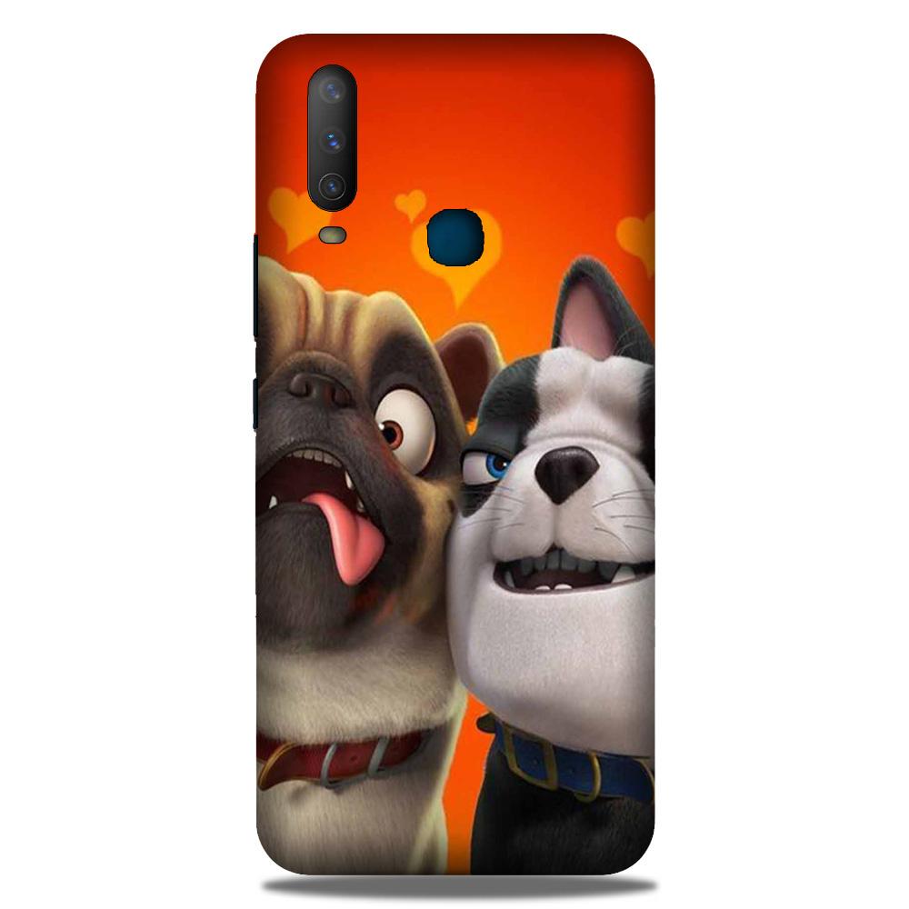 Dog Puppy Mobile Back Case for Vivo Y12 (Design - 350)
