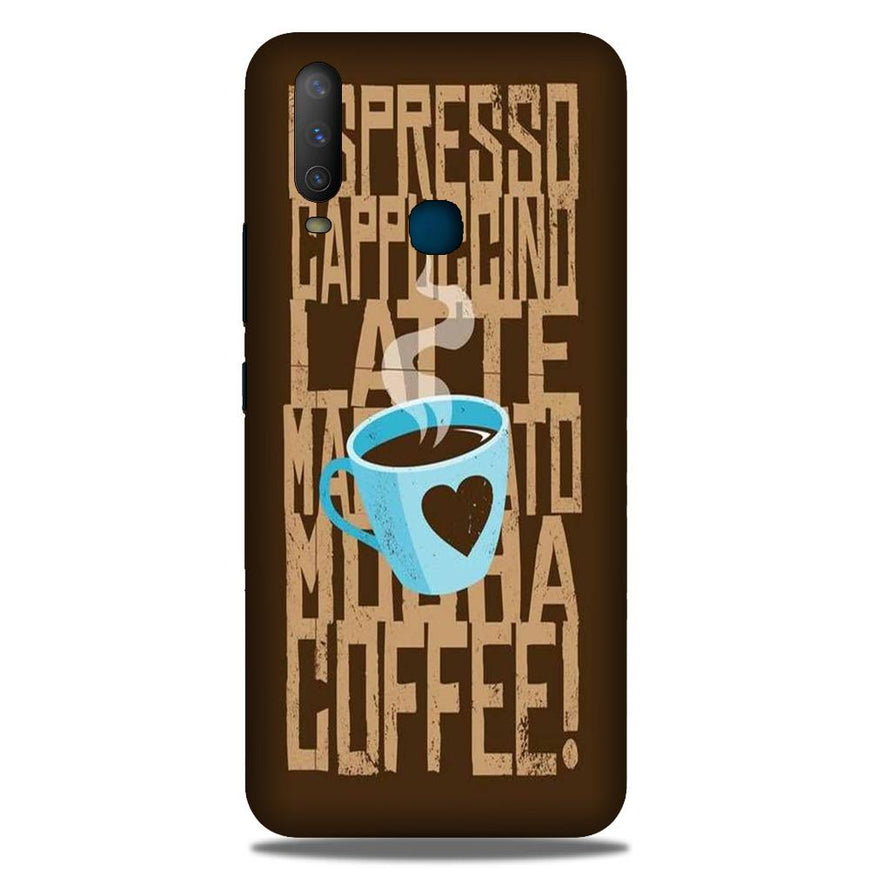 Love Coffee Mobile Back Case for Vivo U10   (Design - 351)