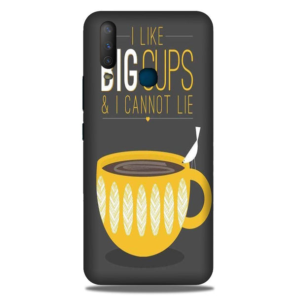 Big Cups Coffee Mobile Back Case for Vivo Y12   (Design - 352)