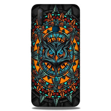 Owl Mobile Back Case for Vivo Y15 (Design - 360)