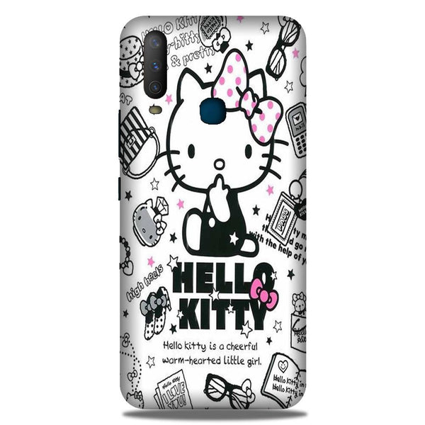 Hello Kitty Mobile Back Case for Vivo Y12   (Design - 361)