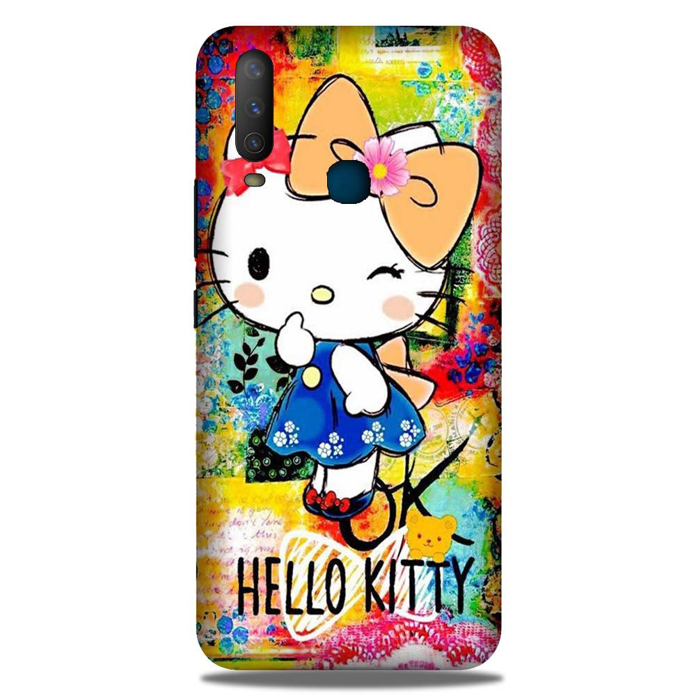 Hello Kitty Mobile Back Case for Vivo Y12   (Design - 362)