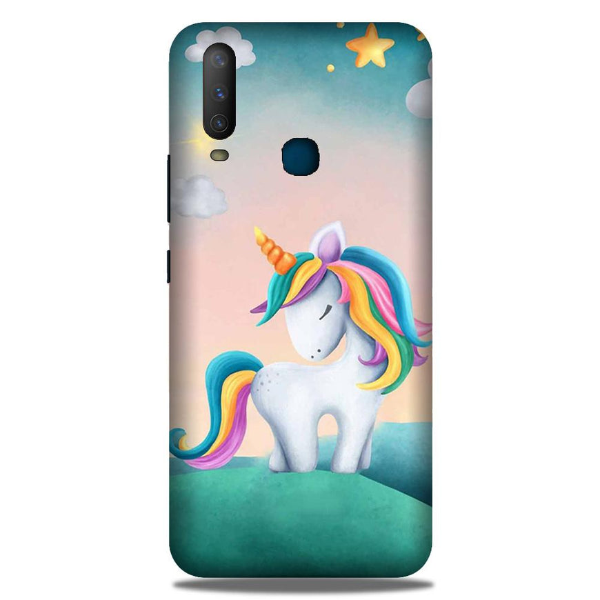 Unicorn Mobile Back Case for Vivo U10   (Design - 366)