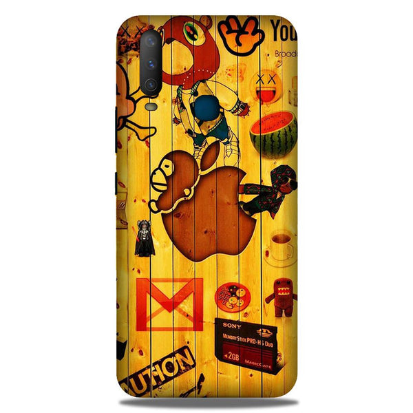 Wooden Texture Mobile Back Case for Vivo Y12   (Design - 367)