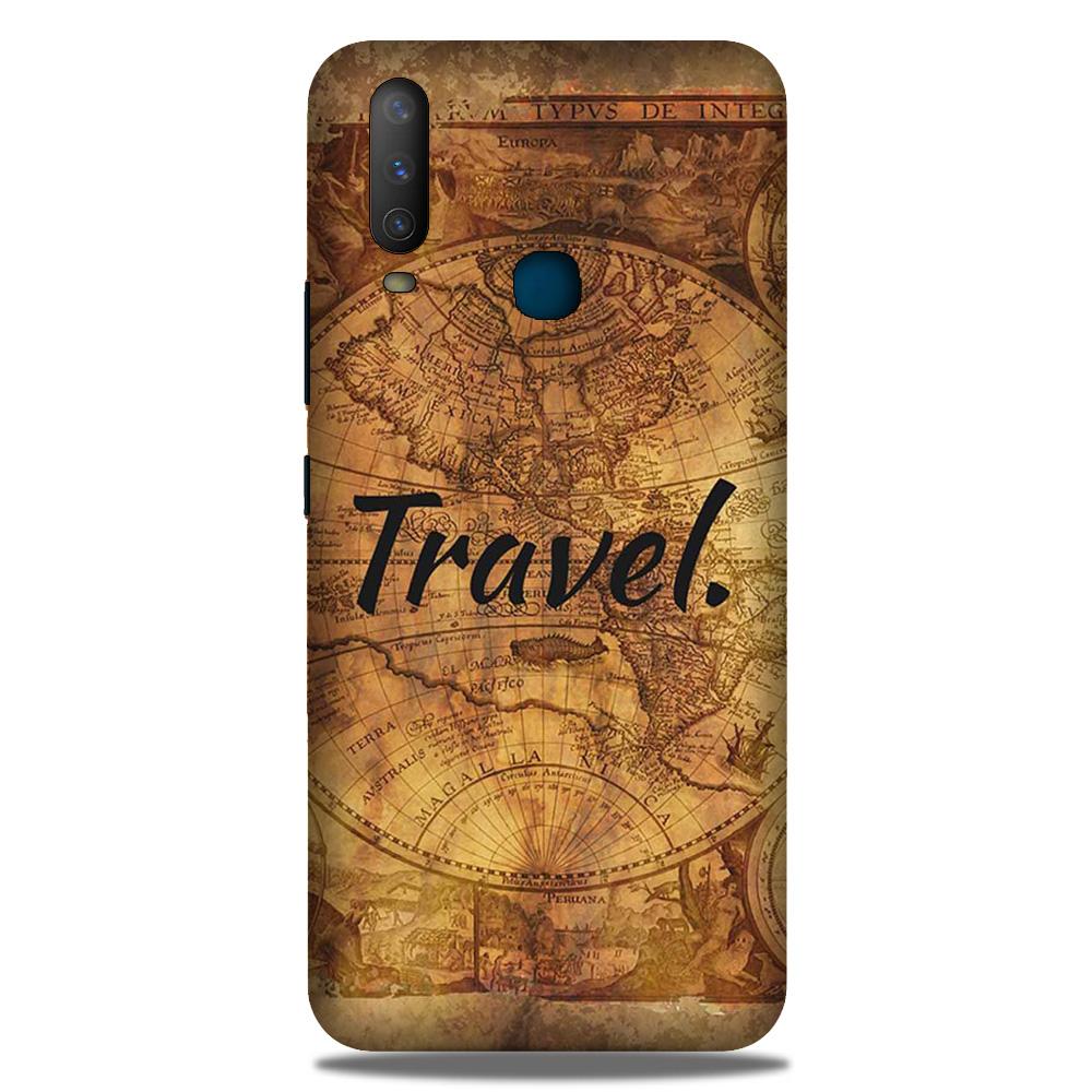 Travel Mobile Back Case for Vivo Y15 (Design - 375)