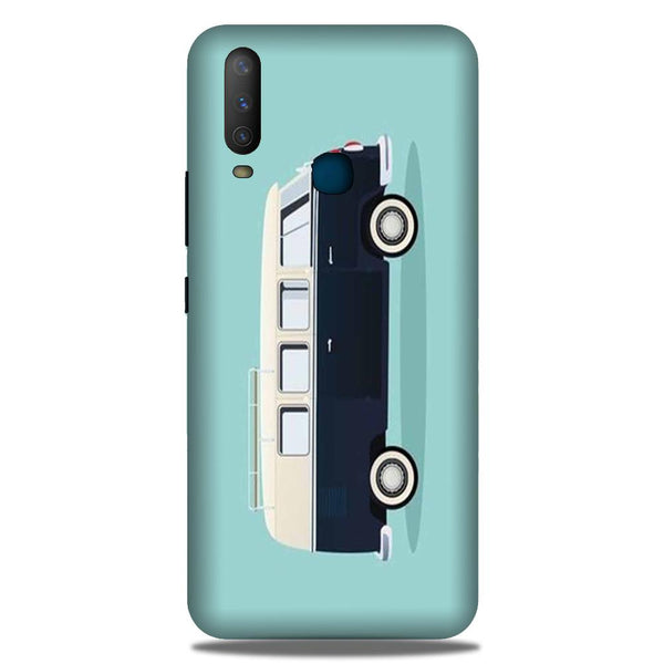 Travel Bus Mobile Back Case for Vivo Y12   (Design - 379)
