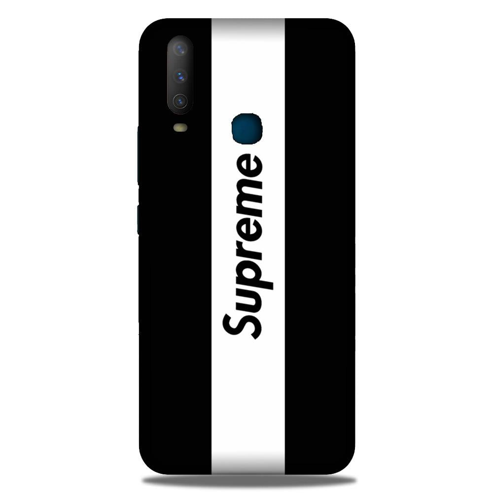 Supreme Mobile Back Case for Vivo Y15 (Design - 388)