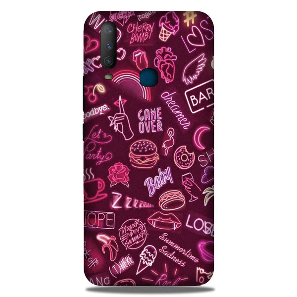 Party Theme Mobile Back Case for Vivo Y12   (Design - 392)