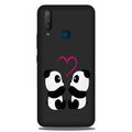 Panda Love Mobile Back Case for Vivo Y15 (Design - 398)