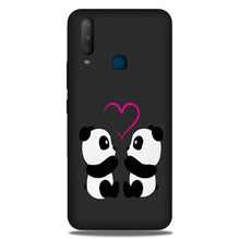 Panda Love Mobile Back Case for Vivo Y17 (Design - 398)