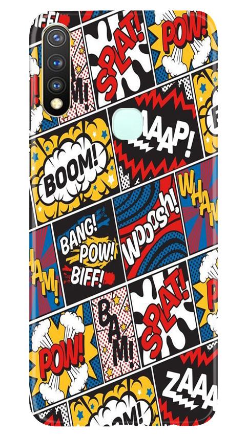 Boom Mobile Back Case for Vivo Y19 (Design - 302)