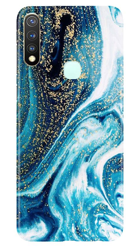 Marble Texture Mobile Back Case for Vivo Y19 (Design - 308)