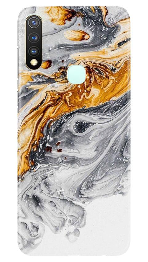Marble Texture Mobile Back Case for Vivo Y19 (Design - 310)