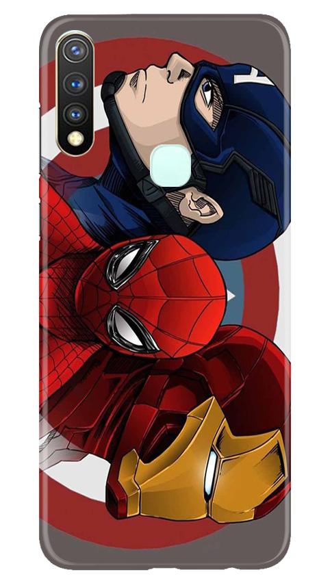 Superhero Mobile Back Case for Vivo Y19 (Design - 311)