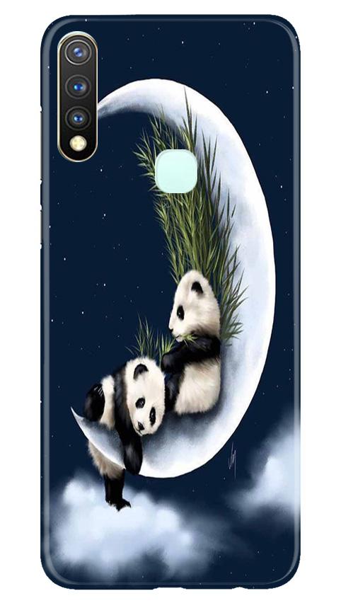 Panda Moon Mobile Back Case for Vivo U20 (Design - 318)