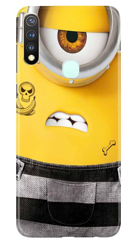 Minion Mobile Back Case for Vivo Y19 (Design - 324)