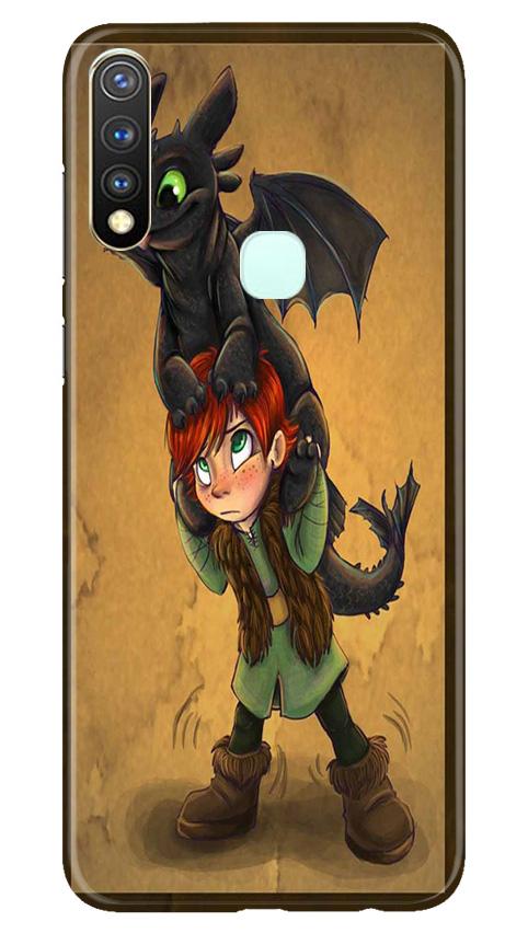 Dragon Mobile Back Case for Vivo U20 (Design - 336)